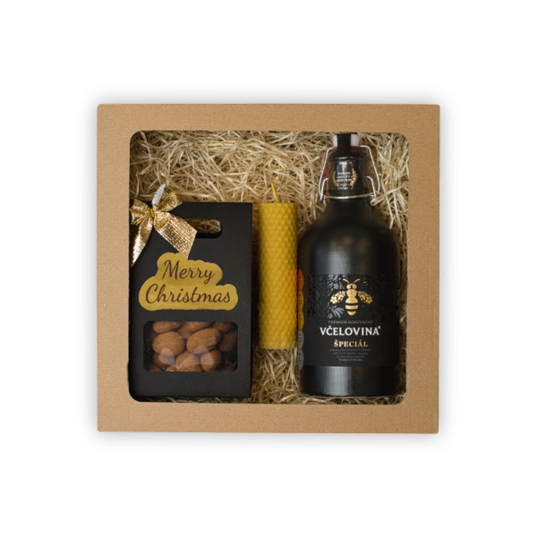 Vianočný box – dražé Deluxe a včelovina